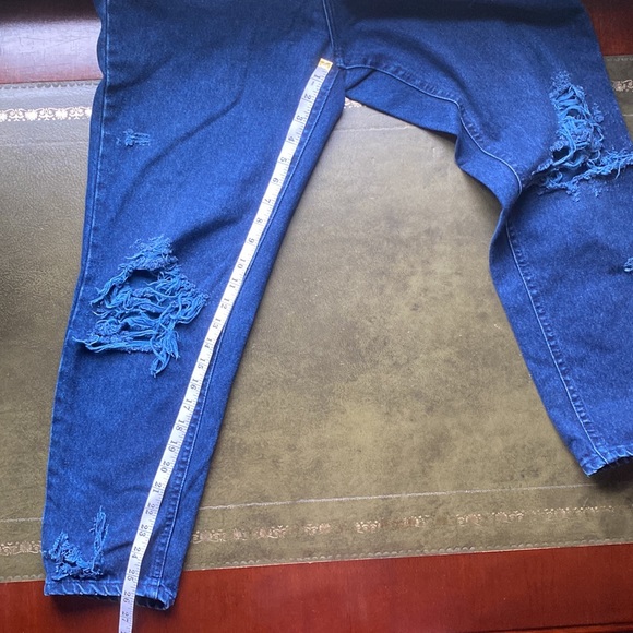 LEE high rise jeans 80s/90s Vintage Union Made in USA - Picture 5 of 7